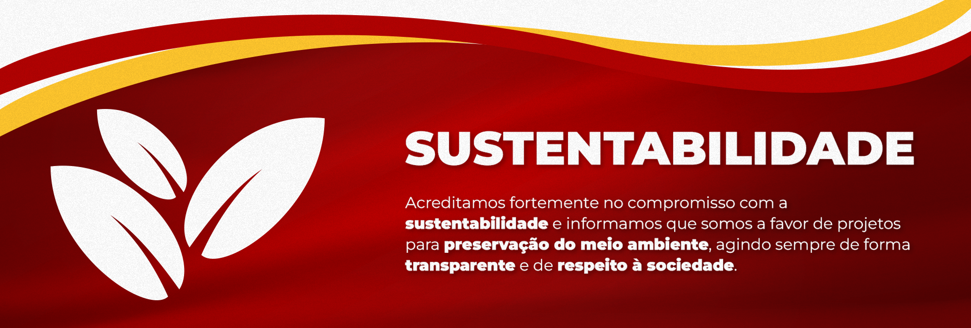 Banner Principal - Sustentabilidade